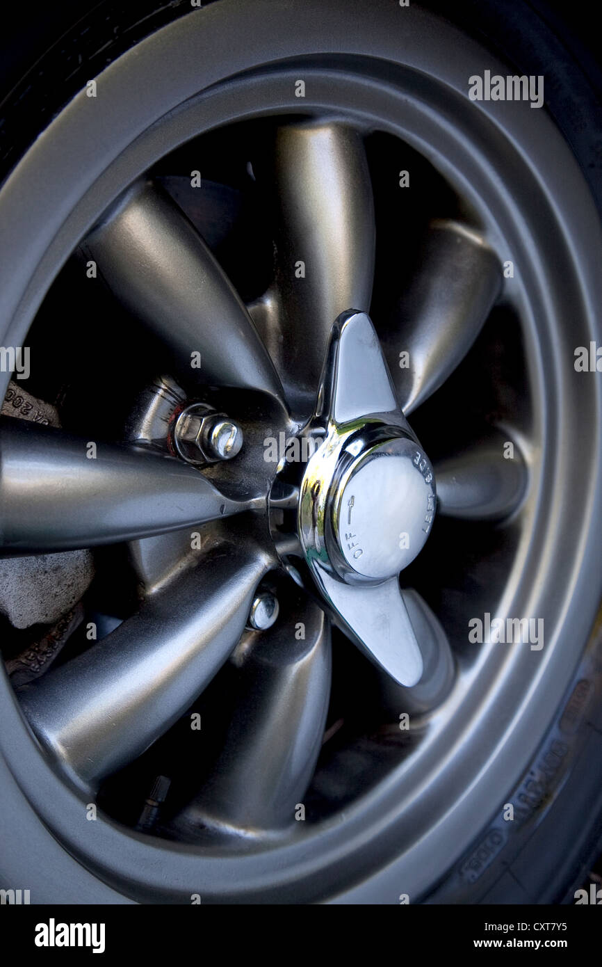 Triumph TR4 IRS wheel Stock Photo