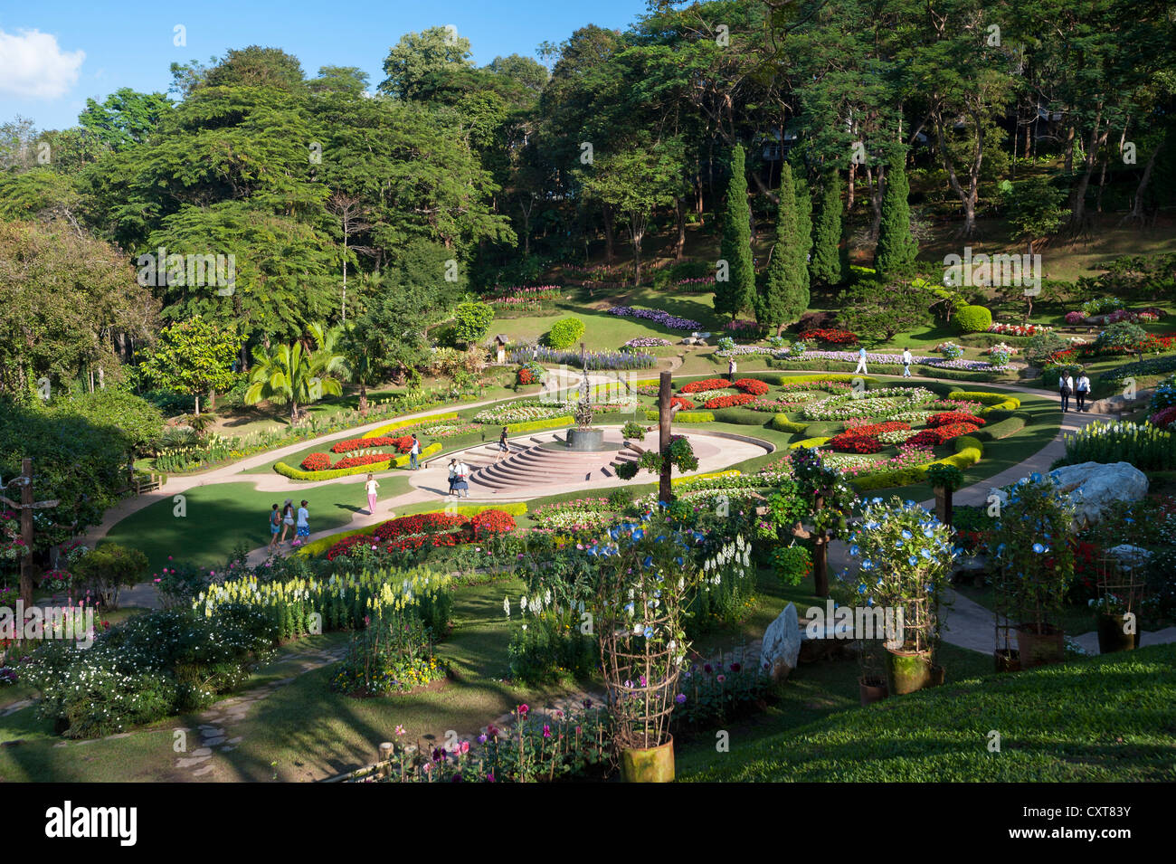 Mae Fah Luang Gardens, Royal Flower Garden, Royal Village, Doi Tung