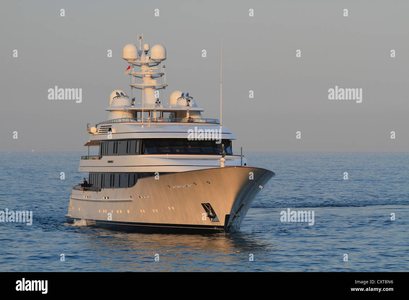 Drizzle, a cruiser built by Feadship, length: 67.27 meters, built in 2012, Monaco, French Riviera, Europe Stock Photo