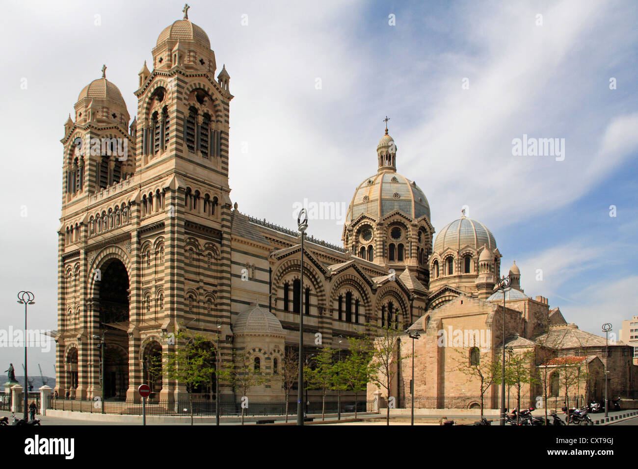 La Major Cathedral, Marseille, department of Bouches du Rhône, Provence-Alpes-Côte d'Azur region, France, Mediterranean Stock Photo