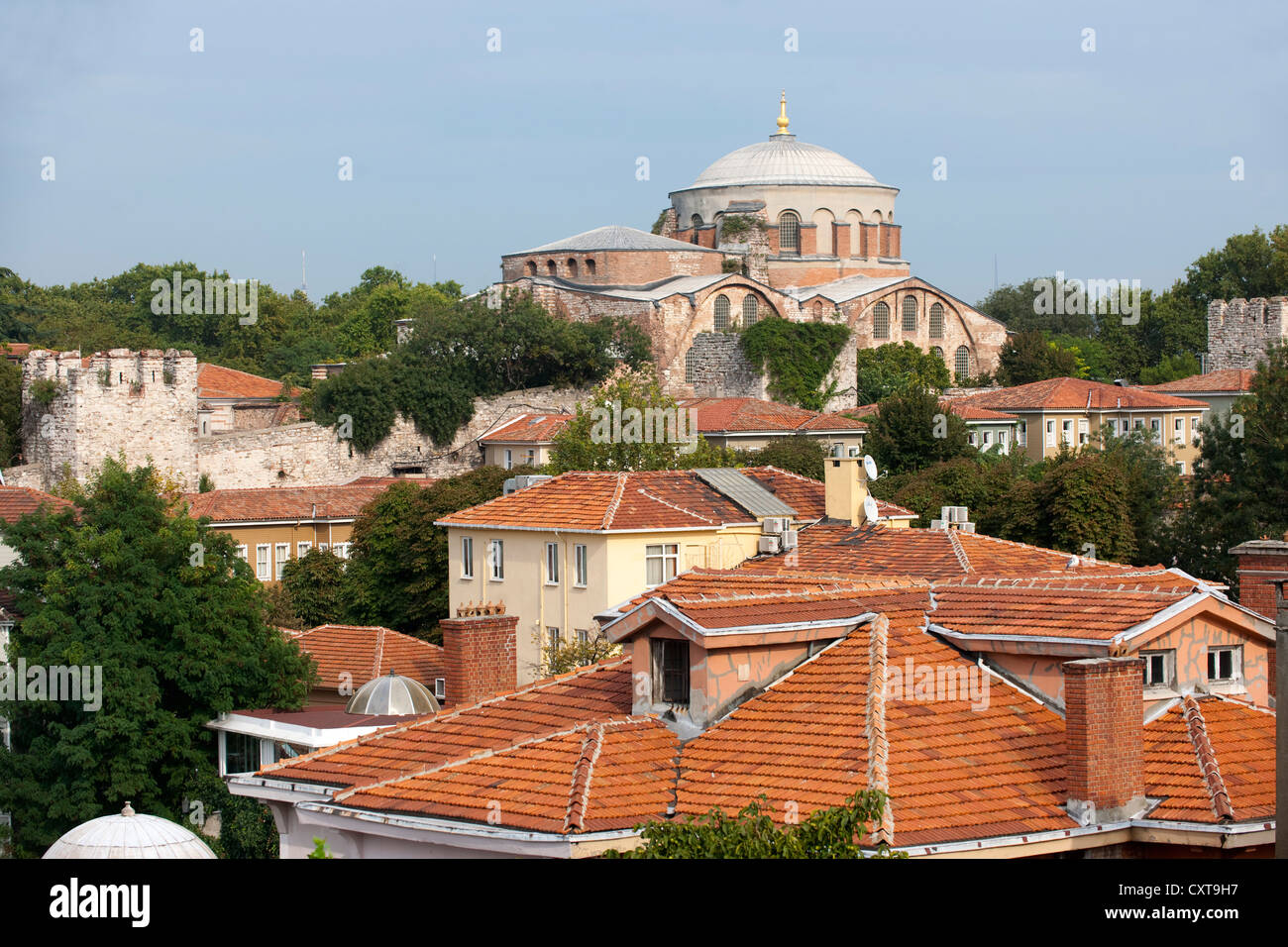Türkei, Istanbul, Sultanahmet, Hagia Irene oder Hagia Eirene, die Kirche des Göttlichen Friedens, türkisch Aya Irini Stock Photo