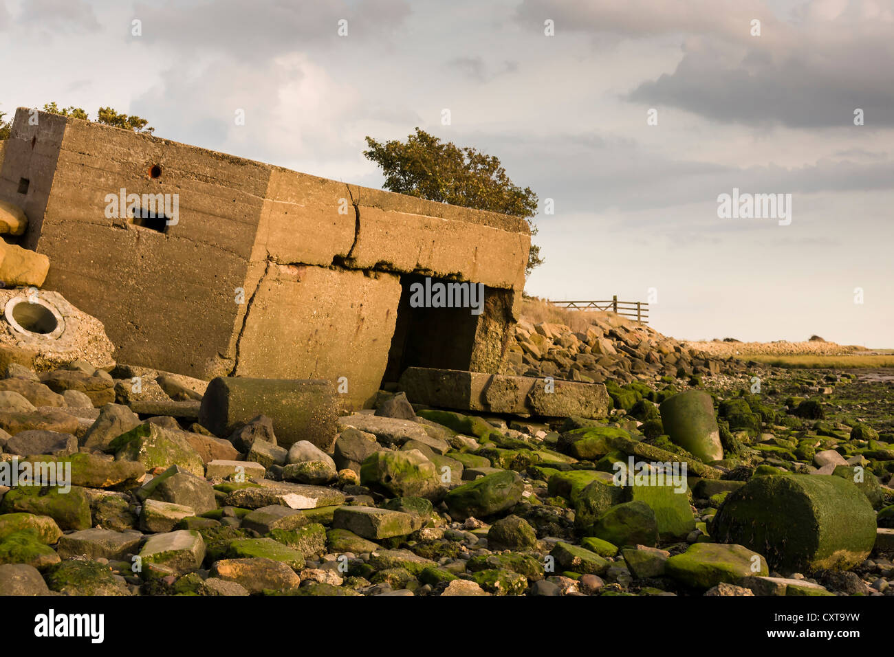 World War 2 pillbox at Spurn Head, East Yorkshire, England, UK Stock Photo Alamy