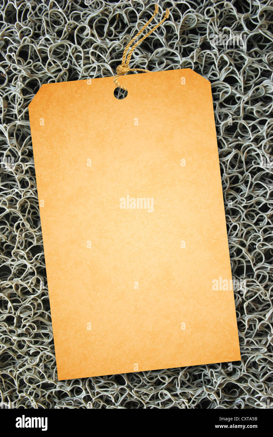 Sale Tag Isolated On Plain carpet texture Stock Photo Alamy