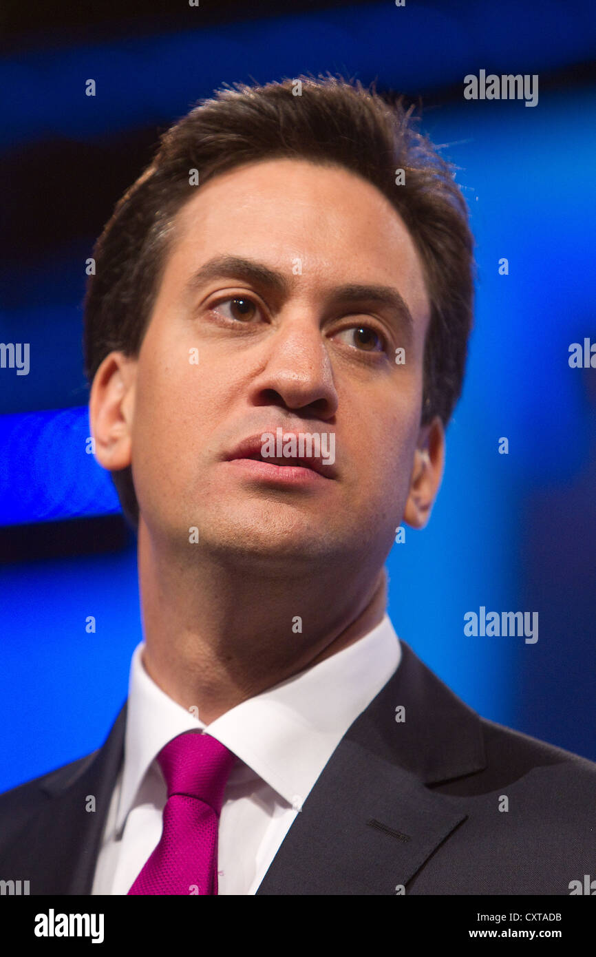 Ed Miliband At The Labour Party Conference Stock Photo - Alamy