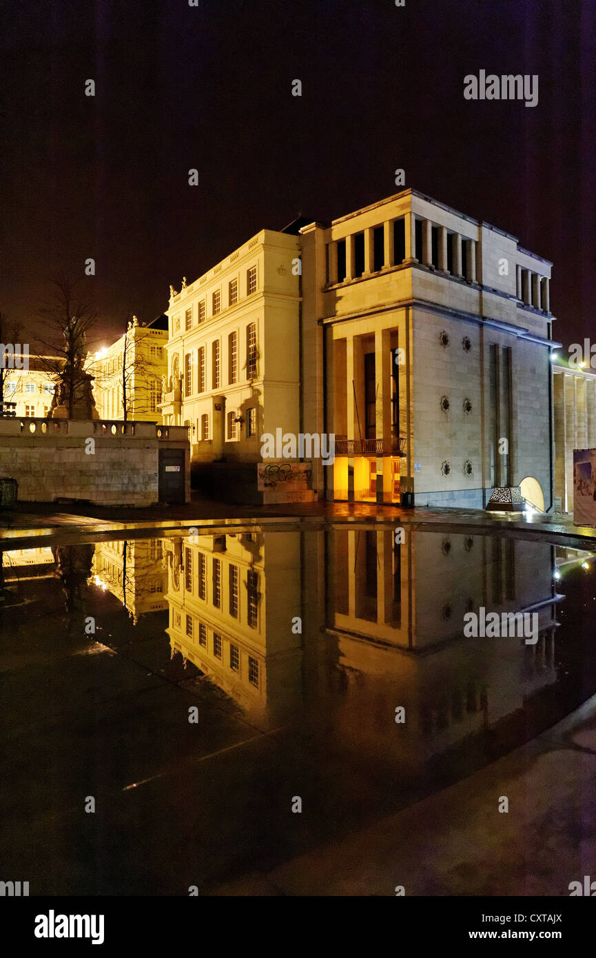 Mont Des Arts at Night Stock Photo