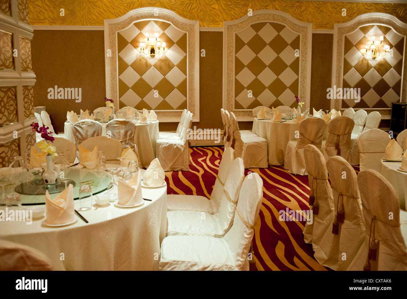 Ballroom, Western Restaurant Stock Photo