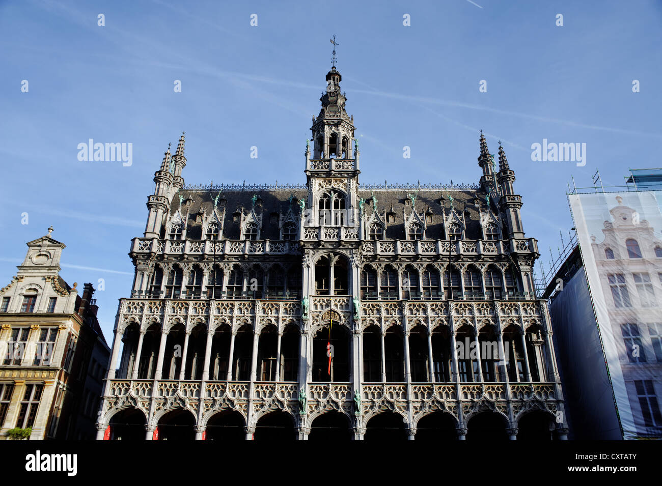 Het Broodhuis - Grand Place, Brussels Stock Photo