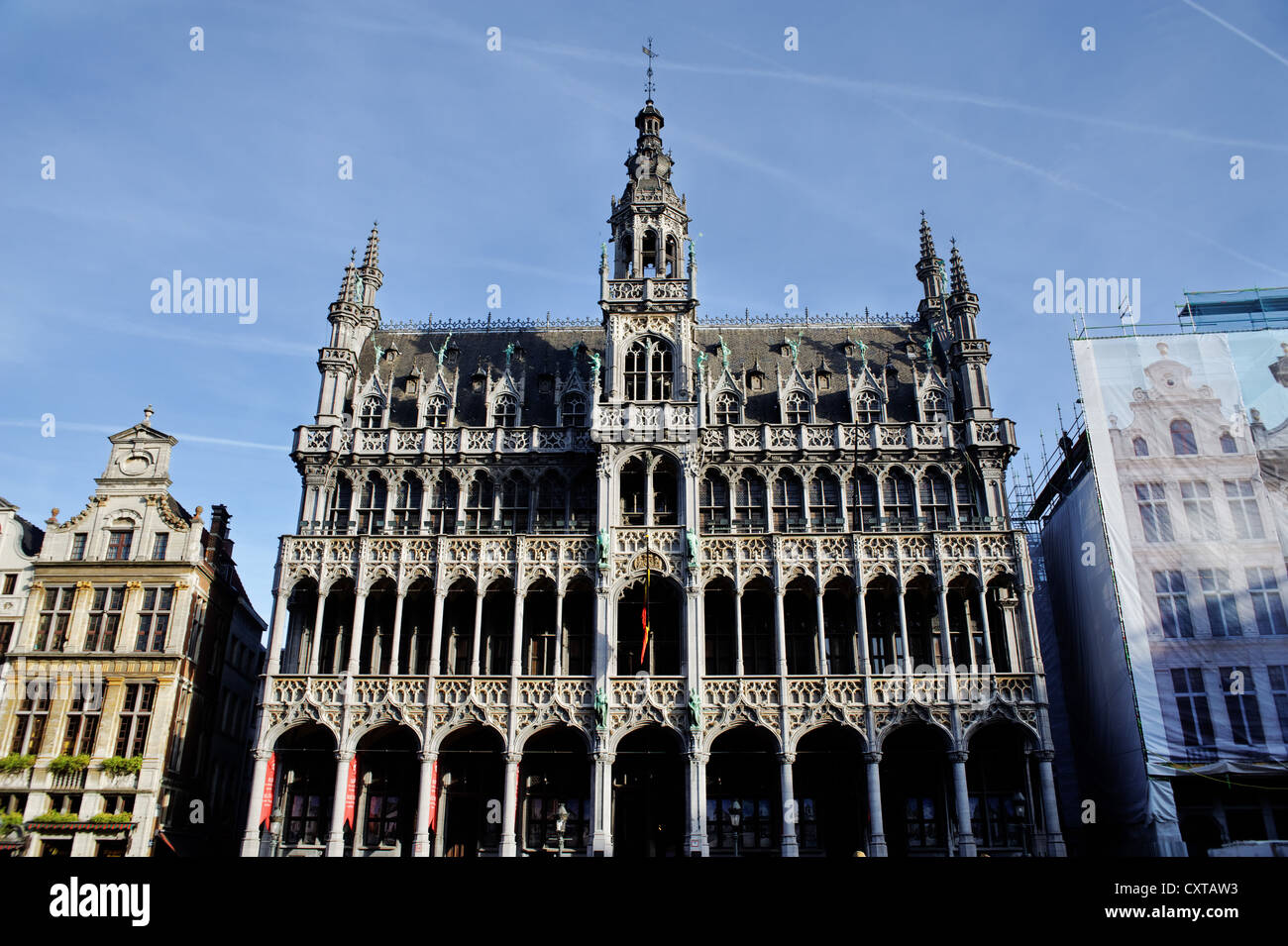 Het Broodhuis - Grand Place, Brussels Stock Photo