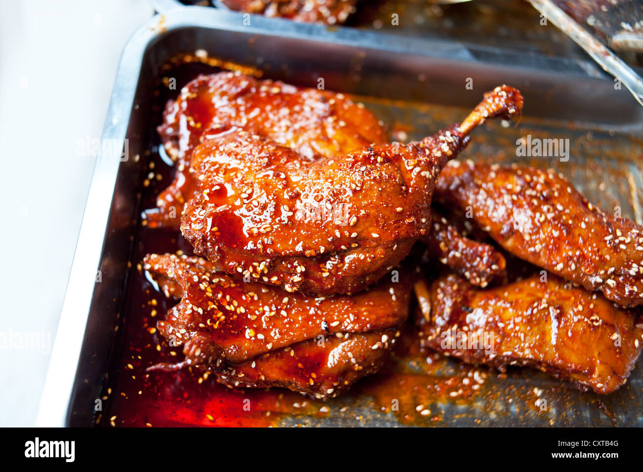 Duck neck, Chinese food Stock Photo - Alamy