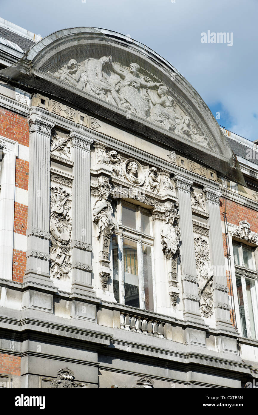 Building detail royal conservatory of brussels stock photo alamy