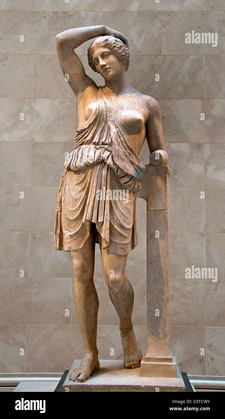 Marble statue of a wounded Amazon Imperial 1st–2nd century A.D. Roman 204 cm Stock Photo