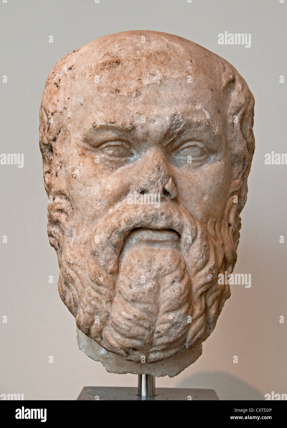 Socrates Sokrates intellectual father of Hellenistic philosophy. 469 399 BC Greece Greek Stock Photo