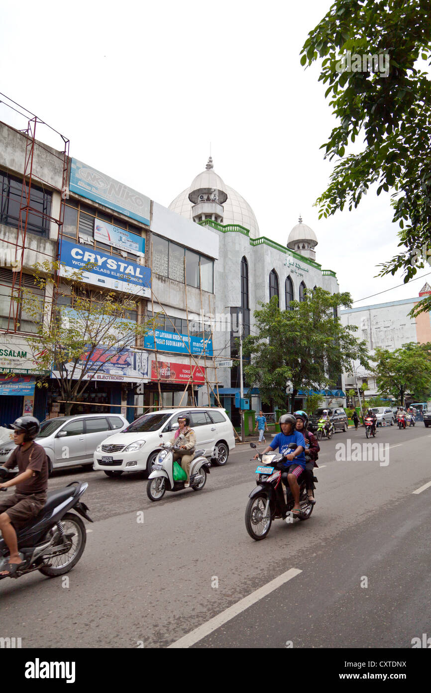 Street Life in Banjarmasin, Indonesia Stock Photo