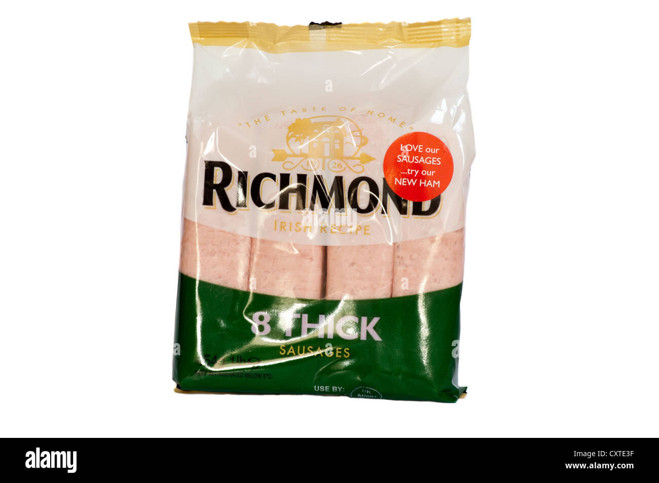 Pack Of Richmond Sausages Stock Photo