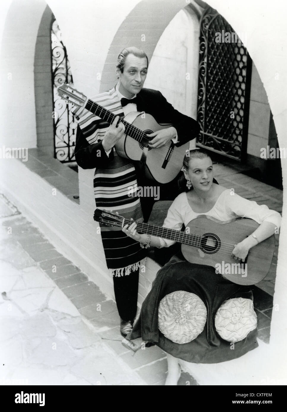 DORITA Y PEPE Argentinian guitar duo about 1955 Stock Photo Alamy