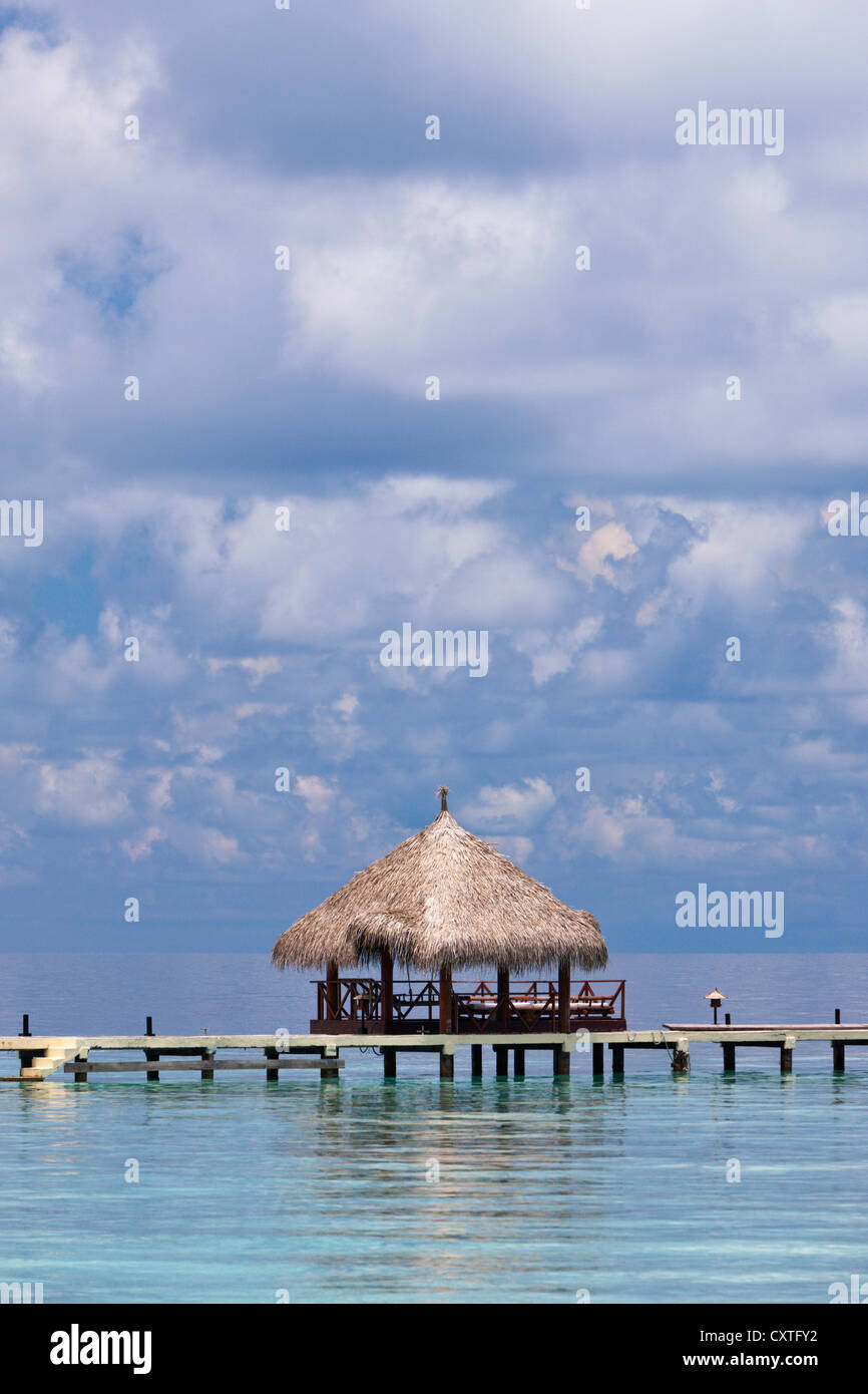 Impressions of Eriyadu Island, North Male Atoll, Maldives Stock Photo