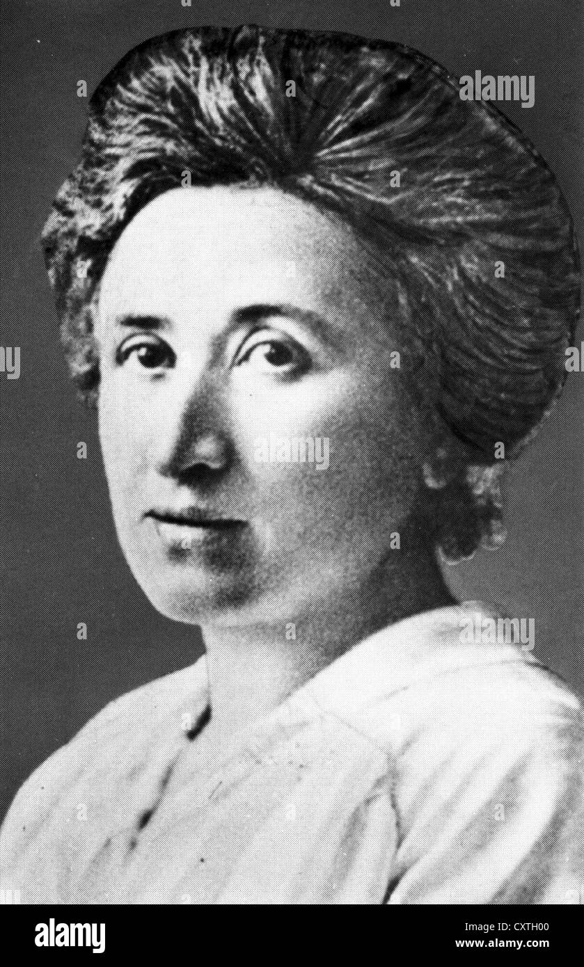 ROSA LUXEMBURG (1871-1919) Russian Marxist theorist and philosopher Stock Photo