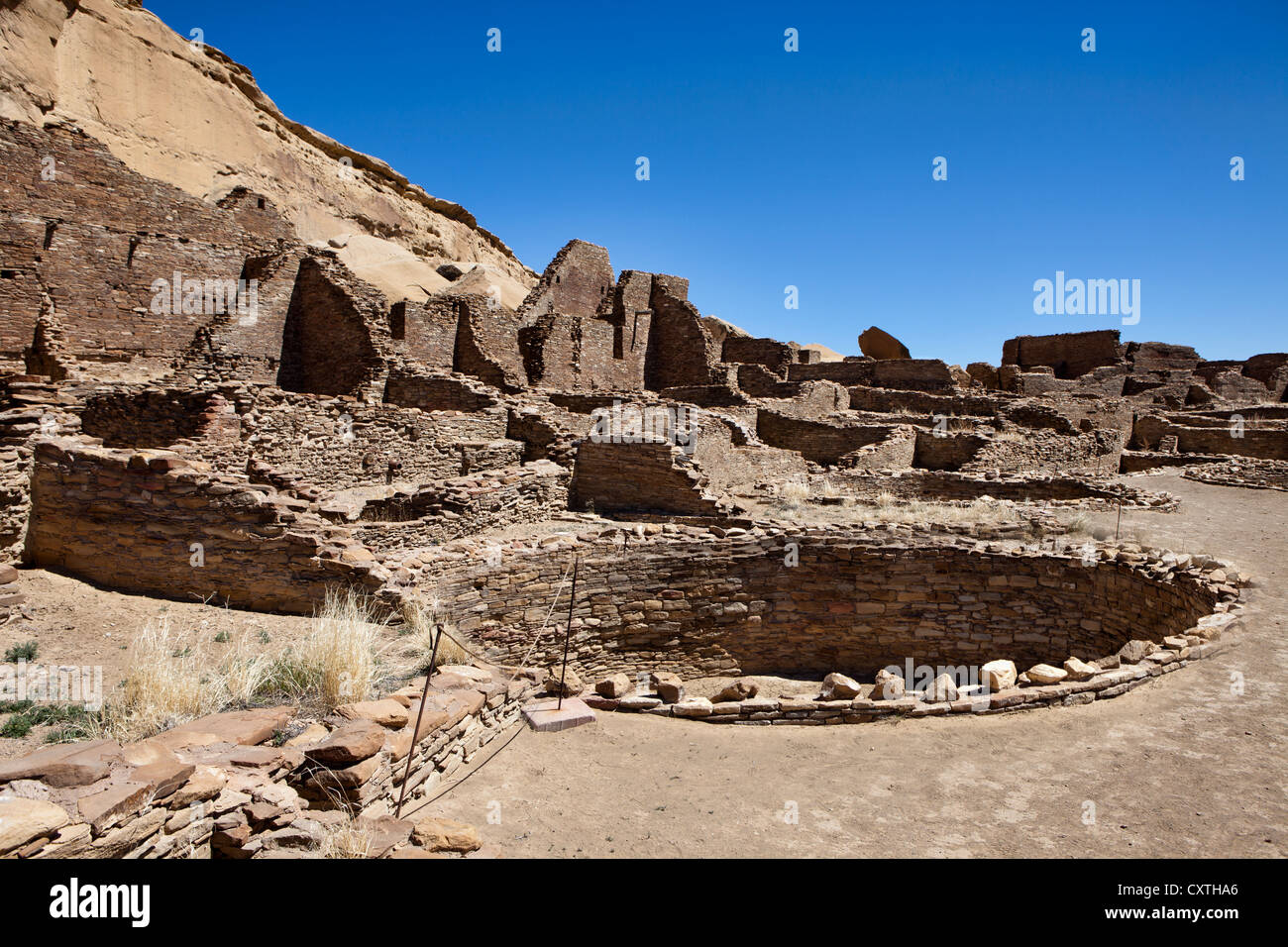 Chaco, National Historical Park, World Heritage Site, New Mexico, USA Stock Photo