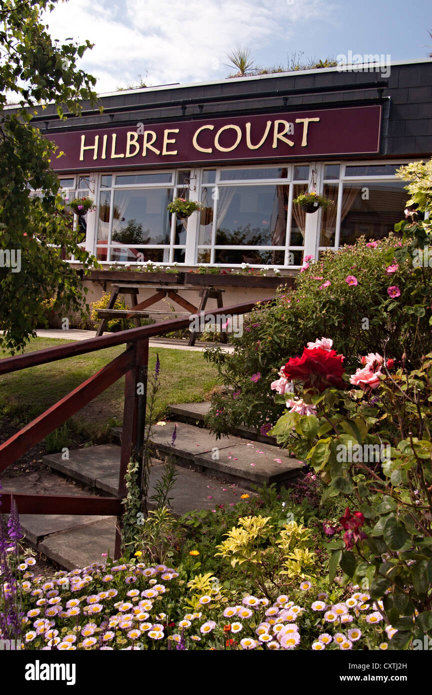 the hilbre court pub bar west kirby Stock Photo Alamy