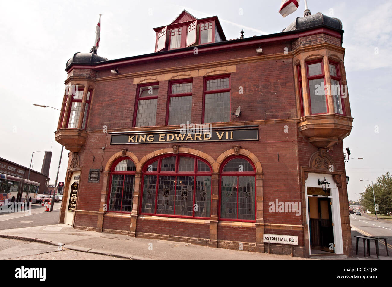 the King Edward 7th pub aston Birmingham Stock Photo