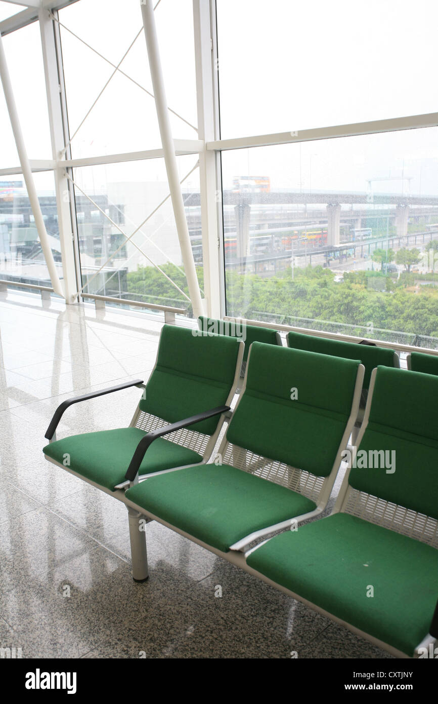 seat in airport Stock Photo Alamy