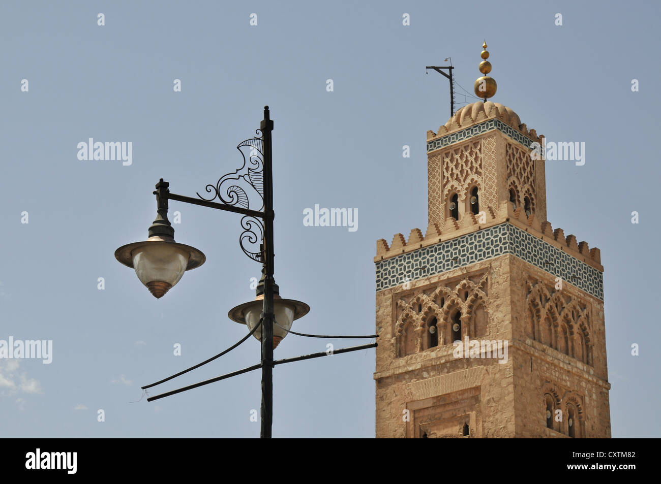 The Koutoubia Mosque, old Medina quarter, Marrakech, Morocco Stock Photo