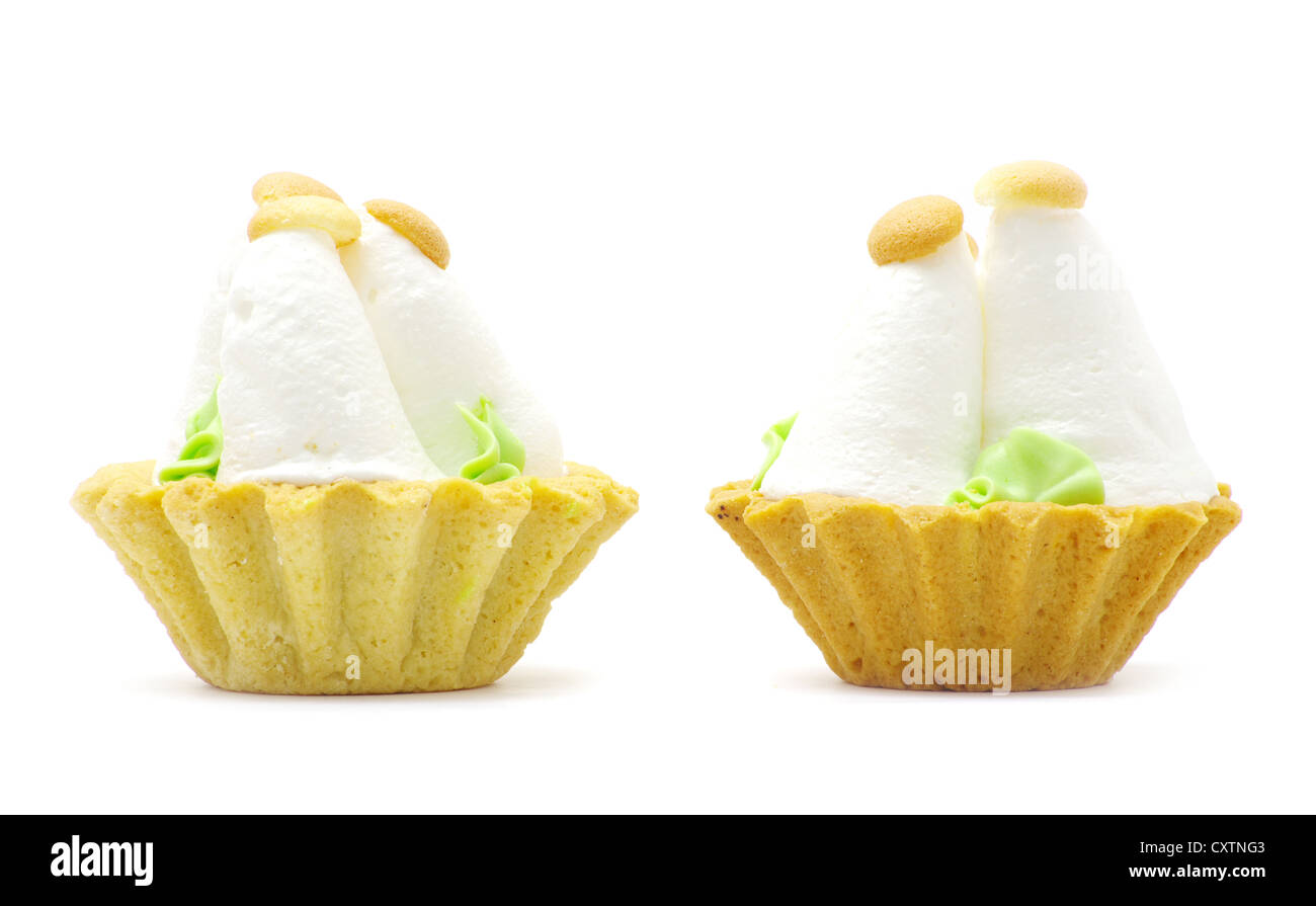 fresh cake isolated on a white background Stock Photo - Alamy