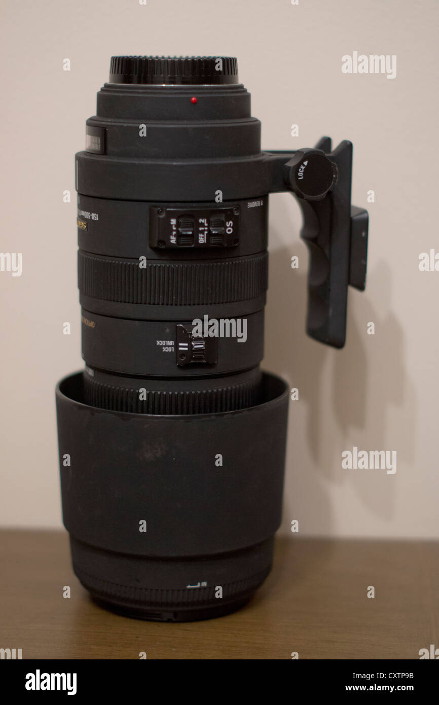 Big camera lens Stock Photo Alamy