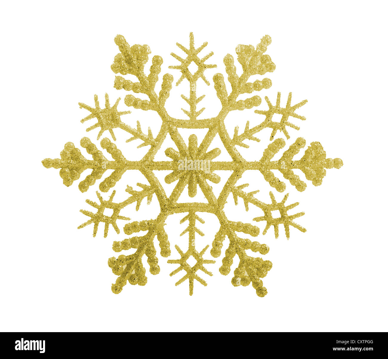 snowflakes isolated on white background Stock Photo - Alamy