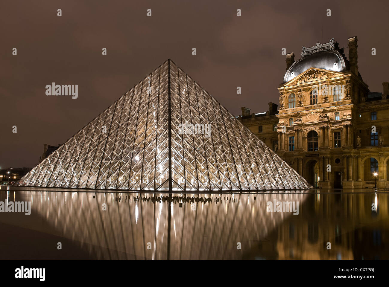 The Louvre museum, Paris, France Stock Photo