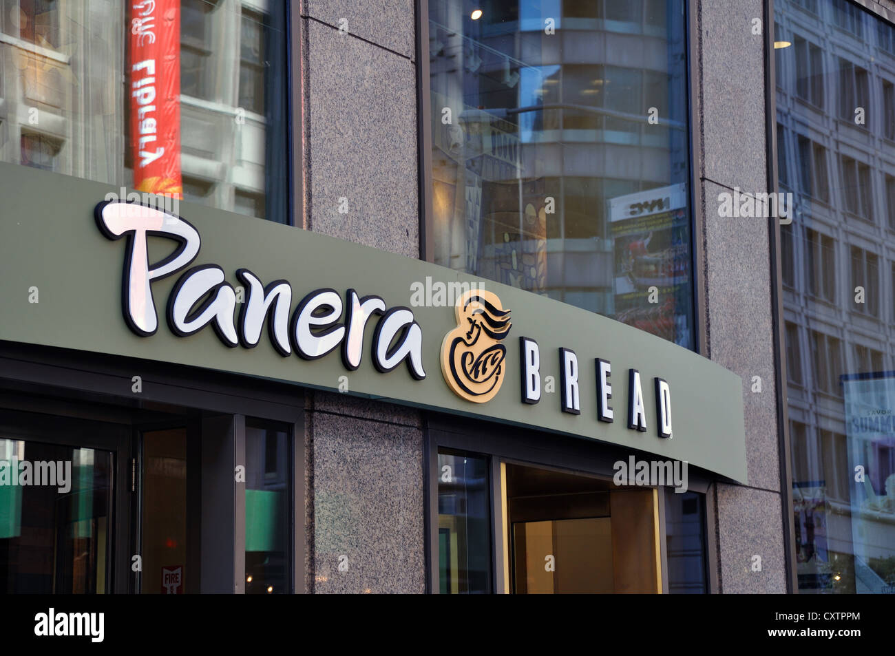 Panera Bread bakery cafe, New York, USA Stock Photo Alamy