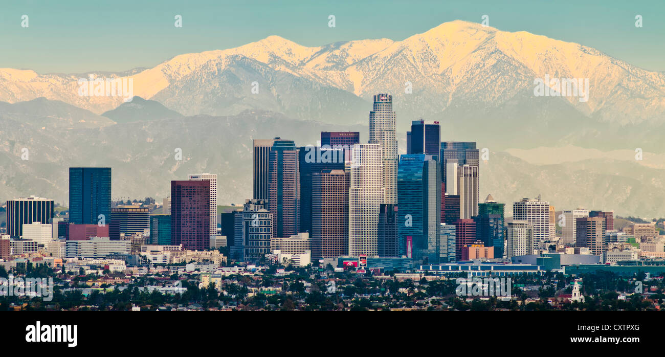 Los Angeles cityscape, California, USA Stock Photo