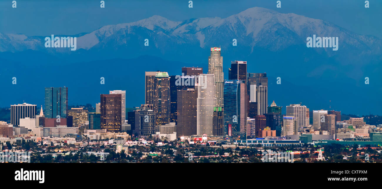 Los Angeles cityscape, California, USA Stock Photo