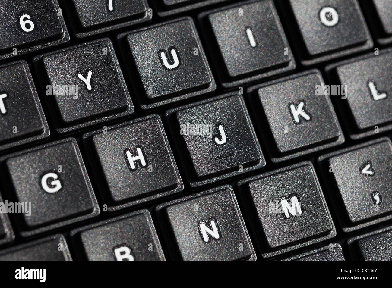 Black Computer Keyboard close up Stock Photo - Alamy