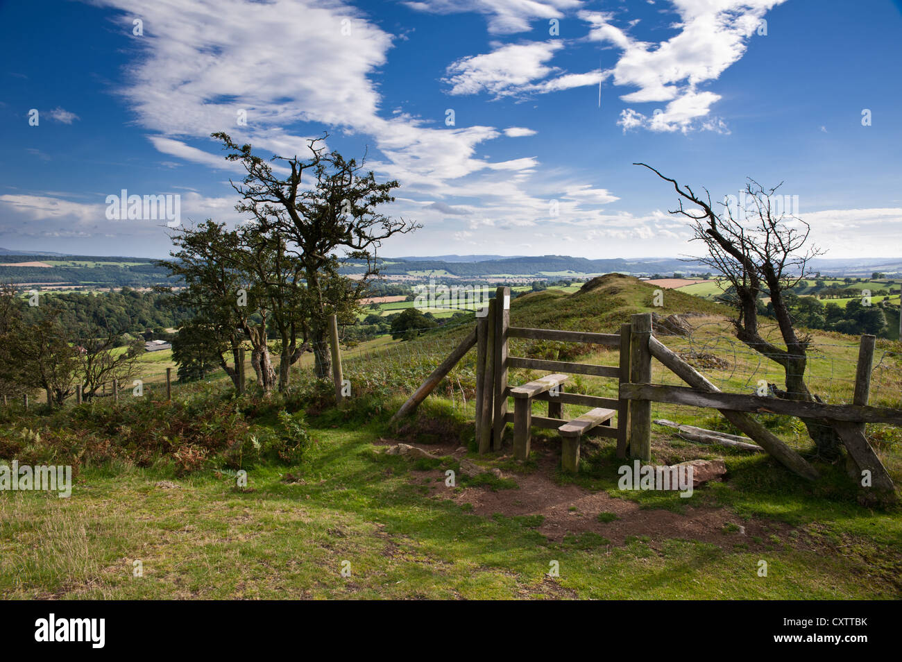 Hope Bowdler Hill, Shropshire Hills Stock Photo Alamy