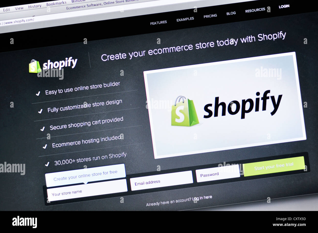 Shopify hires stock photography and images Alamy