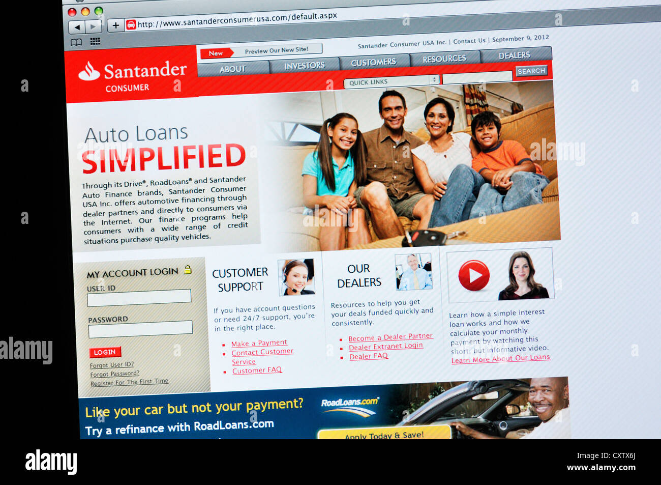 Santander Corporate Website