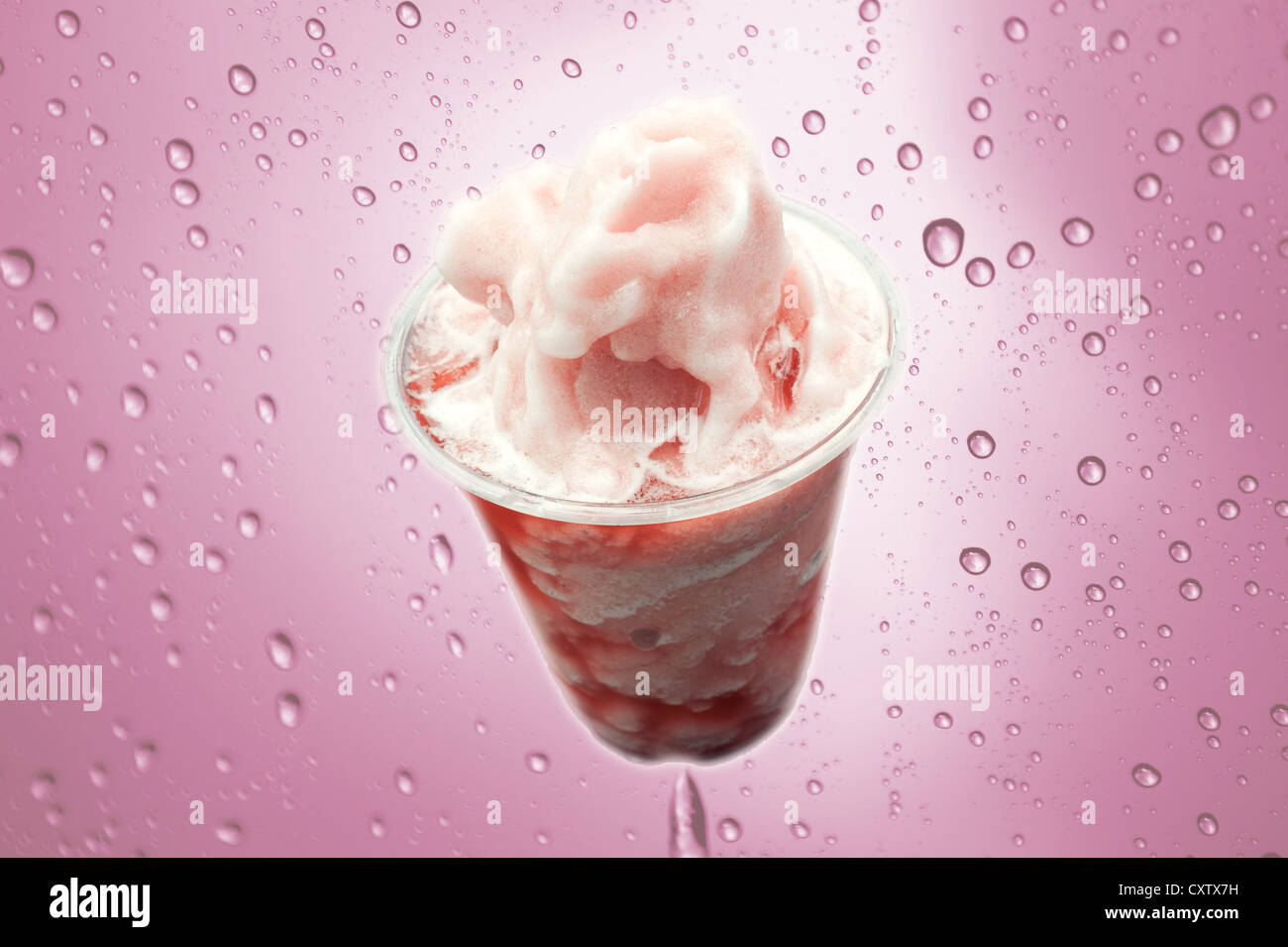 Cold drinks desserts food jelly cheese fruit juice ice water glasses