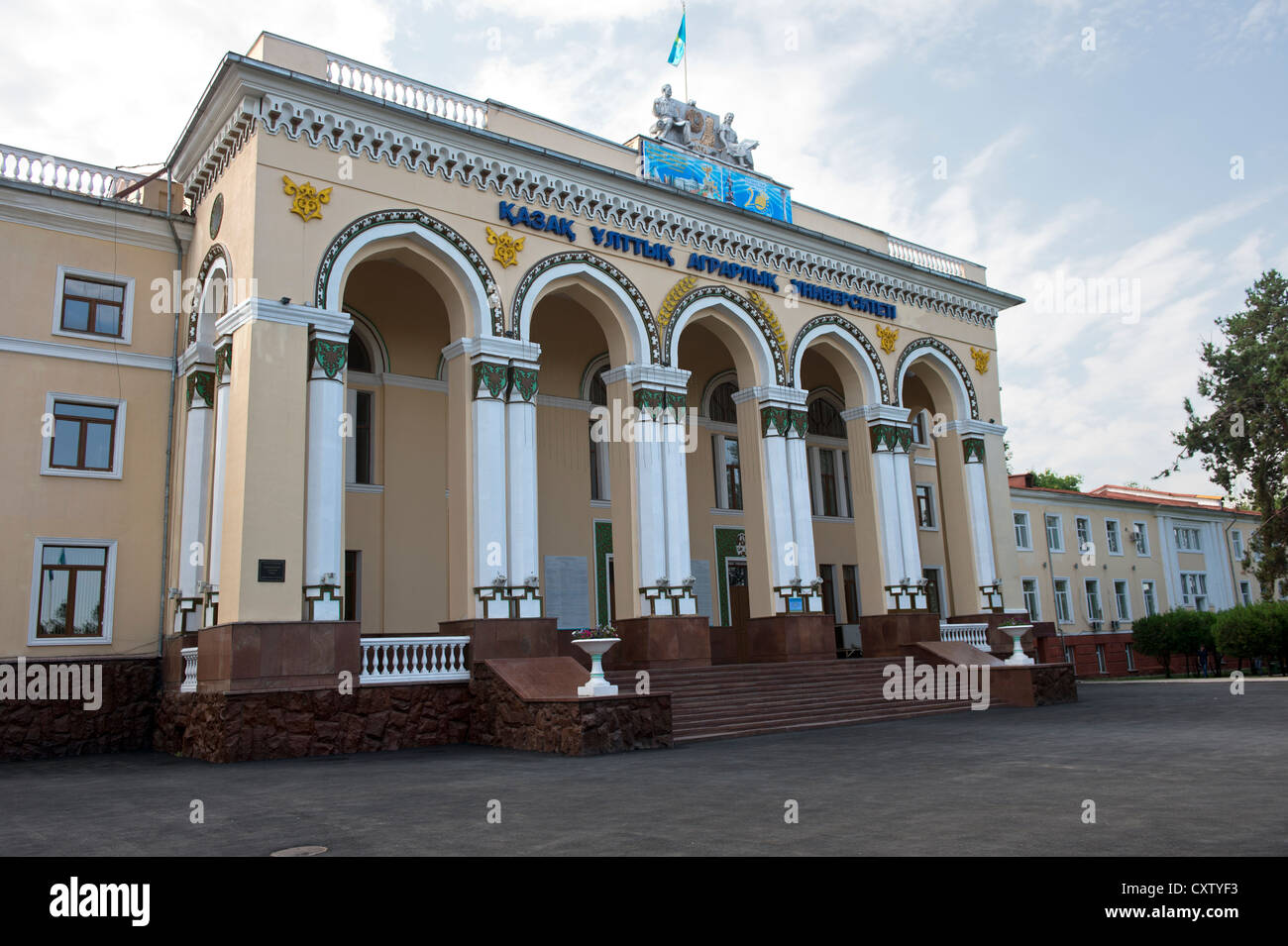 Kazakh National Agricultural University, Almaty, Kazakhstan Stock Photo