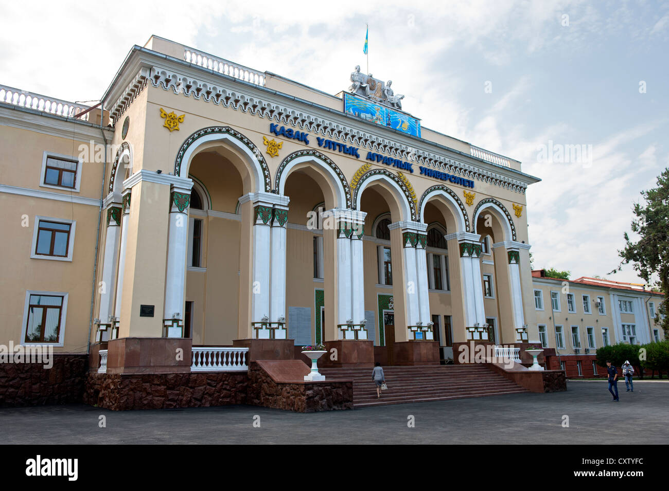 Kazakh National Agricultural University, Almaty, Kazakhstan Stock Photo