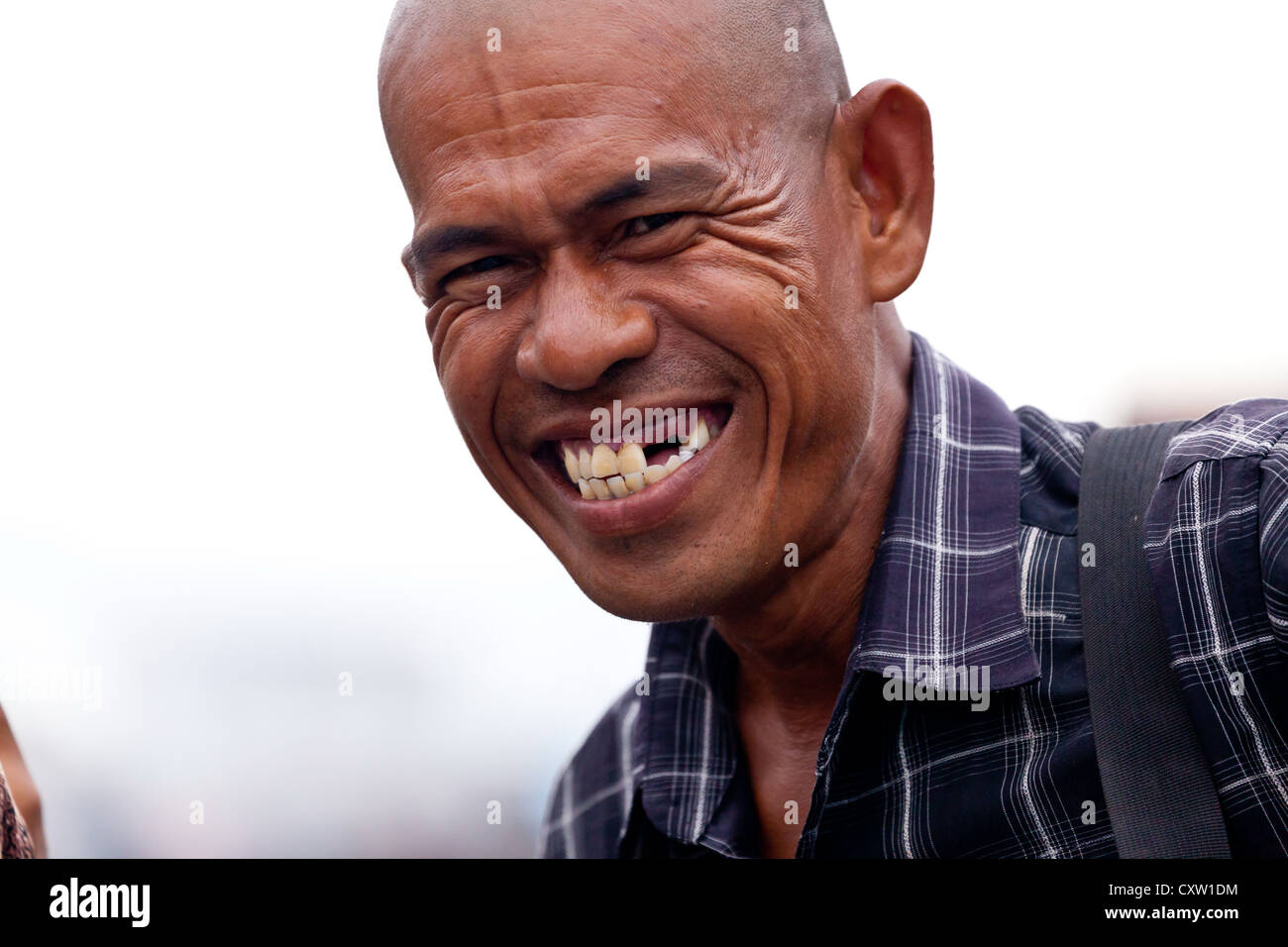 Indonesian Man in Banjarmasin, Indonesia Stock Photo