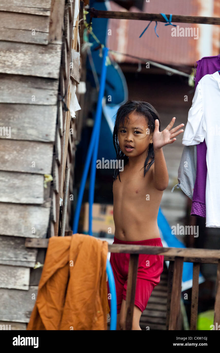 Little Girl in Banjarmasin, Indonesia Stock Photo - Alamy