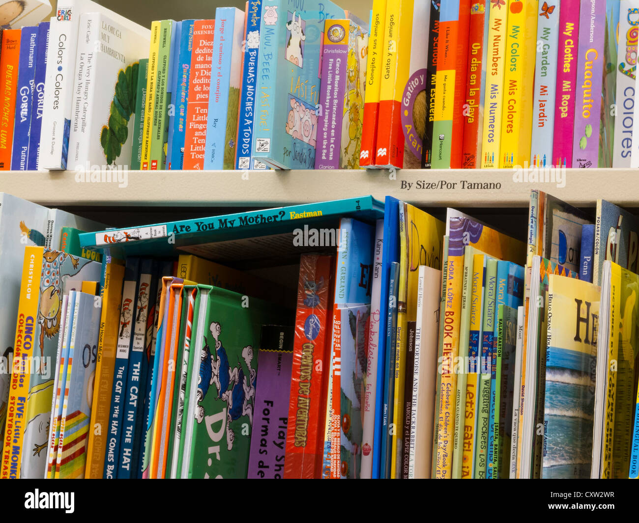 Children's book section, book retailer, NYC Stock Photo - Alamy