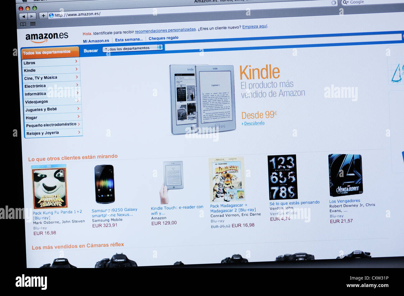 Amazon website spanish hires stock photography and images Alamy