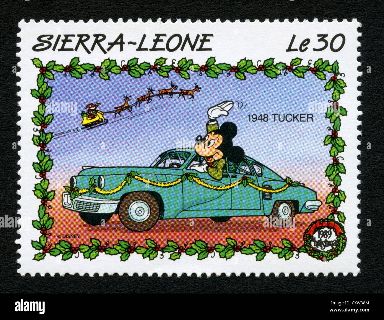 Sierra Leone postage stamp - Disney cartoon characters - Mickey Mouse Stock  Photo - Alamy