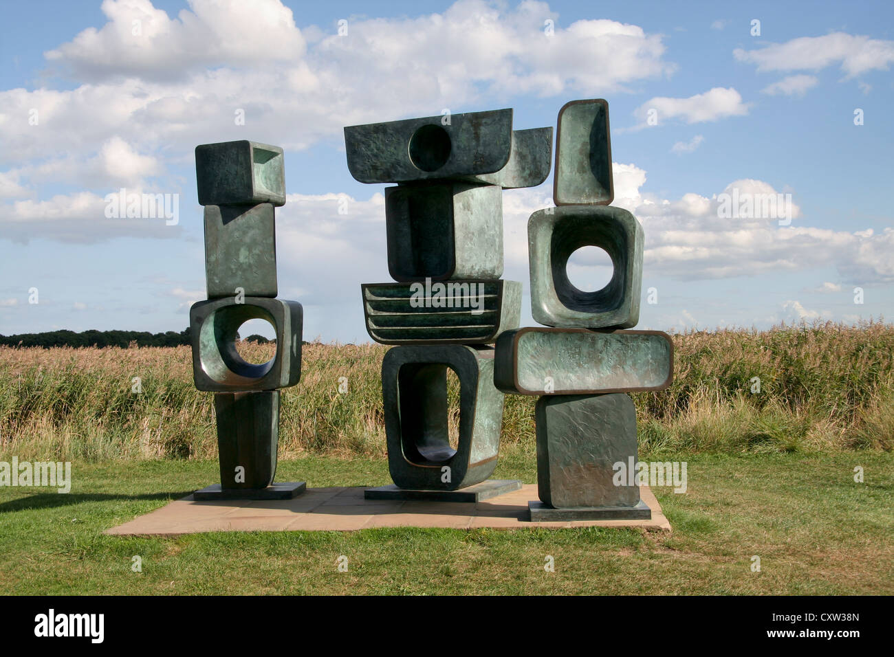 Barbara Hepworth sculpture The Maltings Snape Suffolk England UK Stock Photo