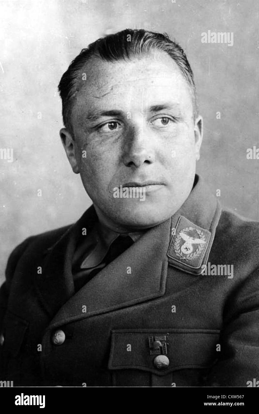 MARTIN BORMANN (1900-1945) Nazi official and Hitler's private secretary Stock Photo