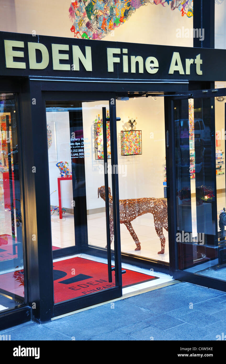 Eden fine art gallery, New York City, USA Stock Photo Alamy