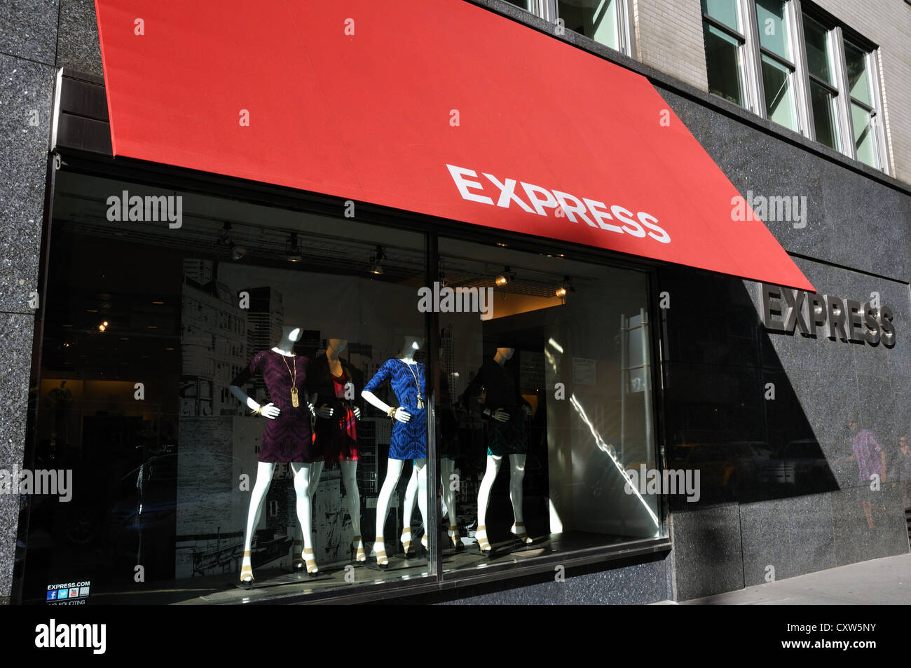 Express store, New York, USA Stock Photo Alamy