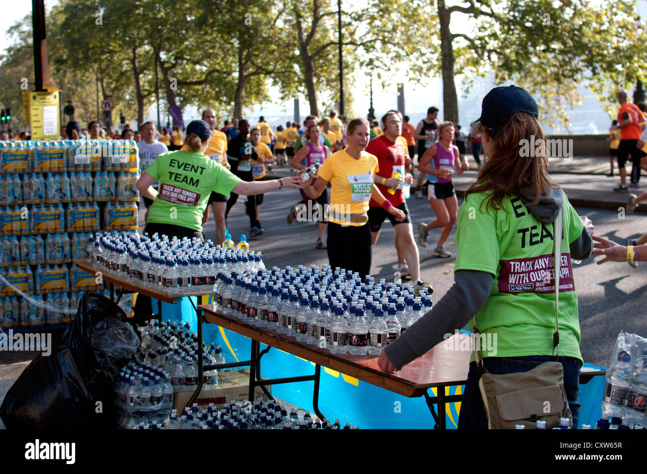 London marathon drink station hires stock photography and images Alamy